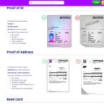 Official PlayOJO document upload or verification screen